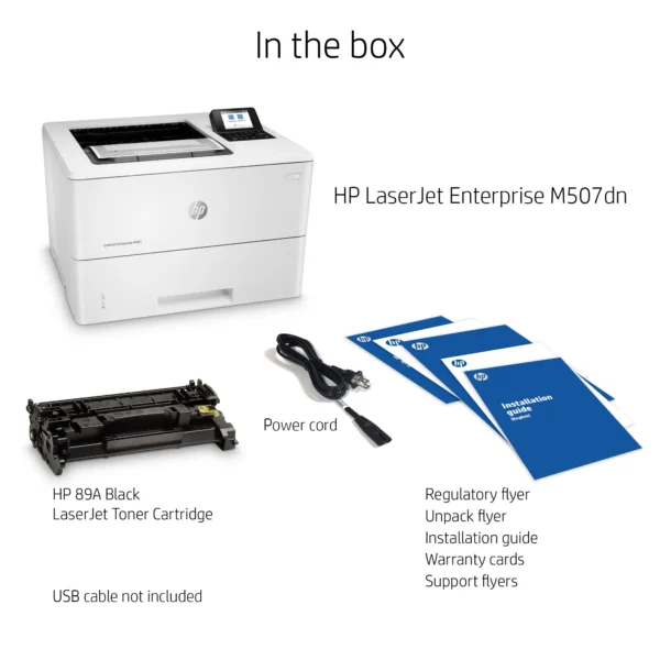 HP LaserJet Enterprise M507dn Printer - Image 8