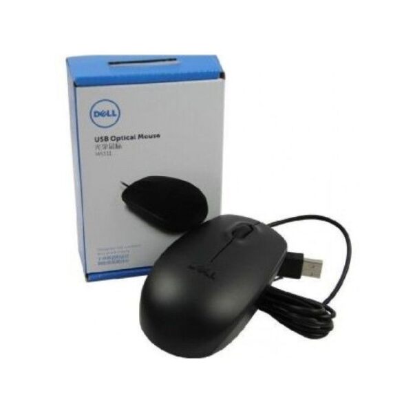 DELL USB Wired 3-Button Optical Mouse - Black - Image 3