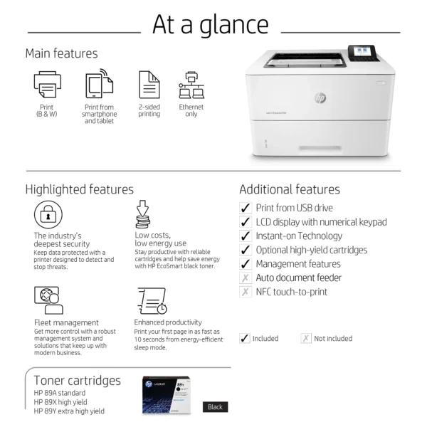 HP LaserJet Enterprise M507dn Printer - Image 7